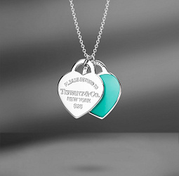 продажа Колье из серебра с эмалью Tiffany & Co. Return Small в салоне «Emporium Gold»