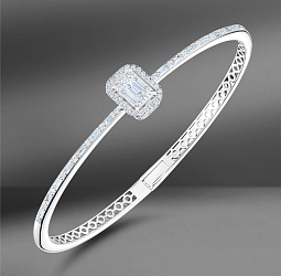 продажа Золотой браслет с бриллиантами 0.90 Ct Size 16.5 в салоне «Emporium Gold»