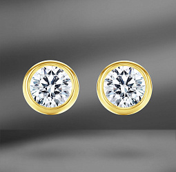 продажа Пусеты из золота Tiffany & Co. Yard с бриллиантами  в салоне «Emporium Gold»