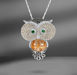 продажа Золотая подвеска Owl - Made in Italy в салоне «Emporium Gold»