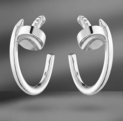 продажа Серьги из белого золота Cаrtier Juste un Clou в салоне «Emporium Gold»