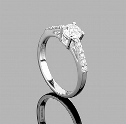 продажа Золотое кольцо Bellini Kissing Diamonds 0.76Ct в салоне «Emporium Gold»