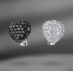 продажа Золотые серьги с бриллиантами De Grisogono Hearts в салоне «Emporium Gold»