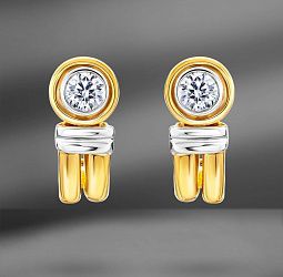 продажа Золотые серьги Made in Italy в салоне «Emporium Gold»