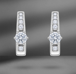 продажа Золотые серьги Еmроrium Gold с бриллиантами 0.93 Ct в салоне «Emporium Gold»
