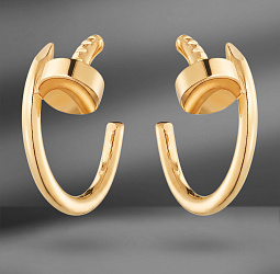 продажа Серьги из желтого золота Cаrtier Juste un Clou в салоне «Emporium Gold»