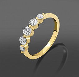 продажа Золотое кольцо Mauro Conti с бриллиантами 0.49Ct в салоне «Emporium Gold»