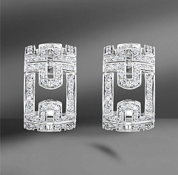продажа Серьги из белого золота Bvlgari Parentesi в салоне «Emporium Gold»
