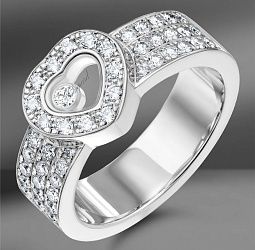 продажа Золотое кольцо Chopard Happy Hearts Size 54 в салоне «Emporium Gold»