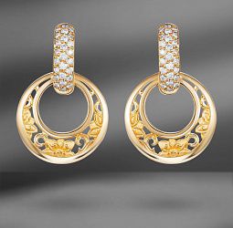 продажа Золотые серьги Carrera Y Carrera Jasmin в салоне «Emporium Gold»
