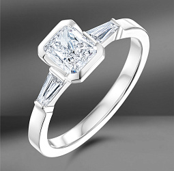 продажа Золотое кольцо с бриллиантами 1.07 Ct в салоне «Emporium Gold»