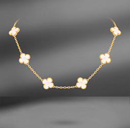 продажа Золотое колье Van Cleef & Arpels Vintage Alhambra в салоне «Emporium Gold»