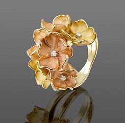 продажа Золотое кольцо Annamaria Cammilli Bouquet в салоне «Emporium Gold»