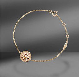 продажа Золотой браслет Dior Rose des Vents в салоне «Emporium Gold»