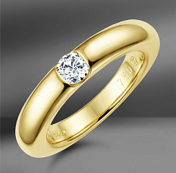 продажа Золотое кольцо Cartier Ellipse Vintage в салоне «Emporium Gold»