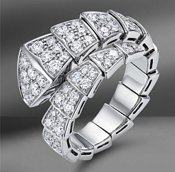 продажа Золотое кольцо с бриллиантами в стиле Serpenti (Eu 57) в салоне «Emporium Gold»