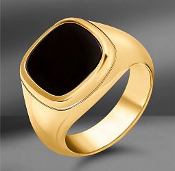 продажа Золотое кольцо с ониксом Bucherer Classics в салоне «Emporium Gold»
