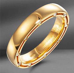 продажа Золотое кольцо Damiani D. Side Brad Pitt в салоне «Emporium Gold»