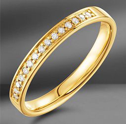 продажа Золотое кольцо с бриллиантами 0.10 Ct в салоне «Emporium Gold»