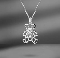 продажа Золотая подвеска Chopard Happy Diamonds Teddy Bear в салоне «Emporium Gold»