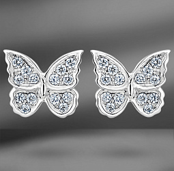 продажа Золотые серьги Carrera Y Carrera Baile de Mariposas в салоне «Emporium Gold»