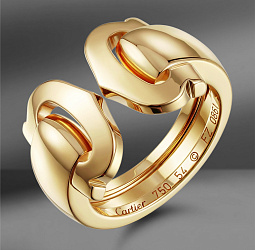 продажа Золотое кольцо Cartier C de Cartier (Eu 54) в салоне «Emporium Gold»