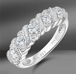 продажа Золотое кольцо track с бриллиантами 1.00 Ct в салоне «Emporium Gold»