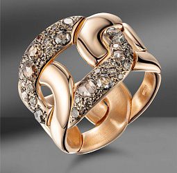 продажа Золотое кольцо с бриллиантами Pomellato Tango в салоне «Emporium Gold»
