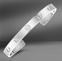 продажа Браслет из белого золота Cartier Love Open в салоне «Emporium Gold»