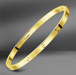 продажа Браслет из желтого золота Cartier Love Small Size 16 в салоне «Emporium Gold»