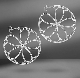 продажа Серьги из серебра Tiffany & Co. Garden Flower в салоне «Emporium Gold»