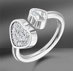 продажа Золотое кольцо Chopard Happy Hearts в салоне «Emporium Gold»