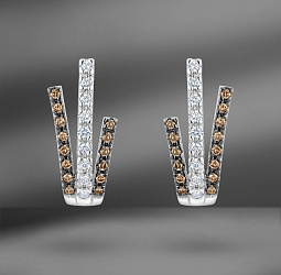 продажа Золотые серьги Emporium Gold с бриллиантами 0.57 Ct в салоне «Emporium Gold»