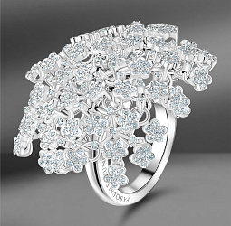 продажа Золотое кольцо Pasquale Bruni Prato Fiorito (Eu 53) в салоне «Emporium Gold»