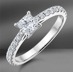 продажа Золотое кольцо с бриллиантами 0.83 Ct в салоне «Emporium Gold»