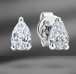 продажа Пусеты из белого золота Emporium Gold с бриллиантами 0.43 Ct в салоне «Emporium Gold»