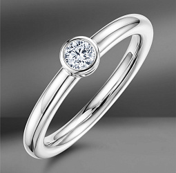 продажа Кольцо из платины Tiffany & Co. Bezet в салоне «Emporium Gold»