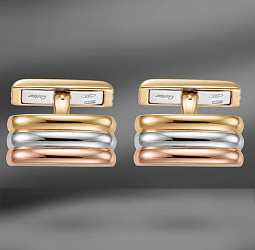 продажа Золотые запонки Cartier Trinity Vintage в салоне «Emporium Gold»