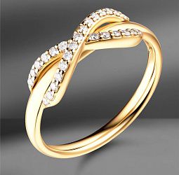 продажа Золотое кольцо Tiffany&Co. Infinity в салоне «Emporium Gold»