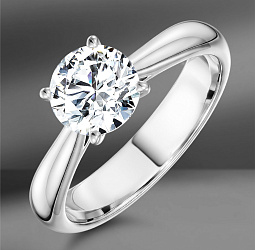 продажа Золотое кольцо с бриллиантом 1.02 Ct GIA в салоне «Emporium Gold»