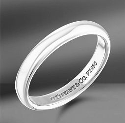 продажа Обручальное кольцо из платины Tiffany&Co. Forever в салоне «Emporium Gold»