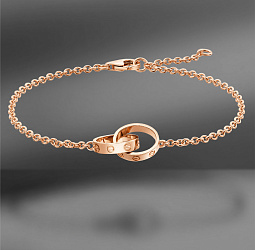 продажа Браслет из розового золота Cartier Love Сhain в салоне «Emporium Gold»