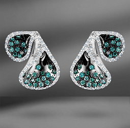 продажа Золотые серьги Bibigi с бриллиантами 0.96 Ct в салоне «Emporium Gold»