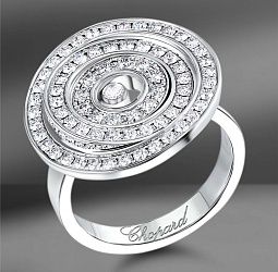 продажа Золотое кольцо с бриллиантами Chopard Happy Spirit в салоне «Emporium Gold»