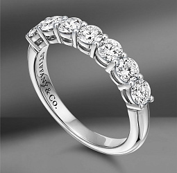 продажа Кольцо из платины Track Tiffany & Co. Forever (Eu 48) в салоне «Emporium Gold»