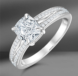 продажа Золотое кольцо с бриллиантами 1.93 Ct GIA в салоне «Emporium Gold»