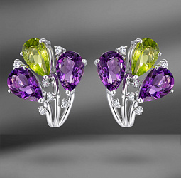 продажа Серьги из белого золота Alfieri & St.Jonh в салоне «Emporium Gold»