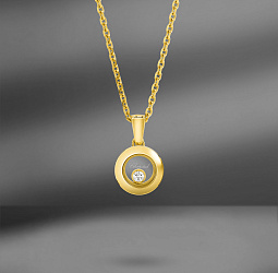 продажа Золотая подвеска Chopard Happy Diamonds Icons 0.05 Ct в салоне «Emporium Gold»