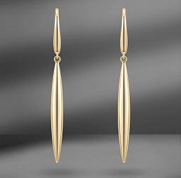 продажа Серьги из желтого золота Tiffany & Co. Feather в салоне «Emporium Gold»