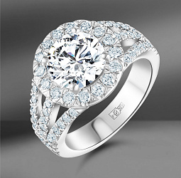 продажа Золотое кольцо Emporium Gold с бриллиантами 2.20 Ct в салоне «Emporium Gold»